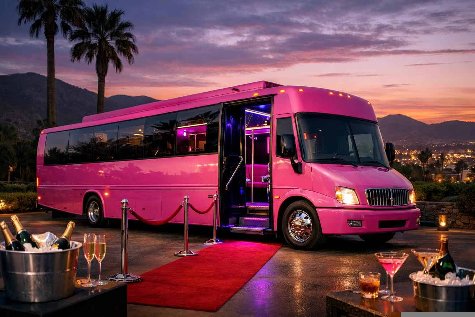 Pink Party Bus Service El Cajon CA