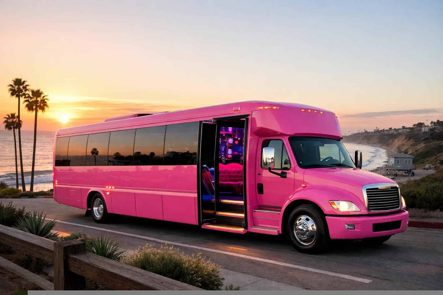 Pink Party Bus Service Encinitas CA