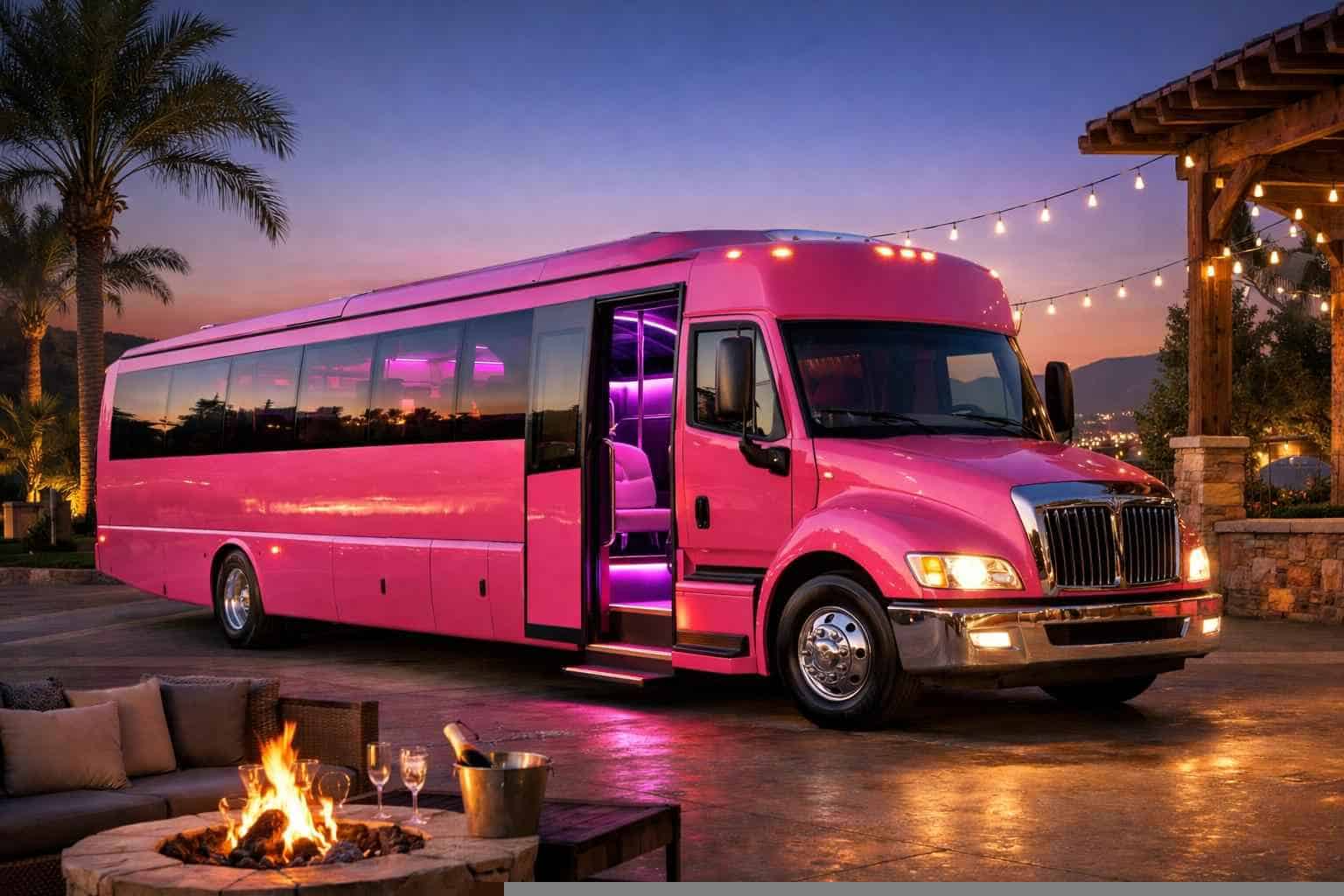 Pink Party Bus Service Escondido CA