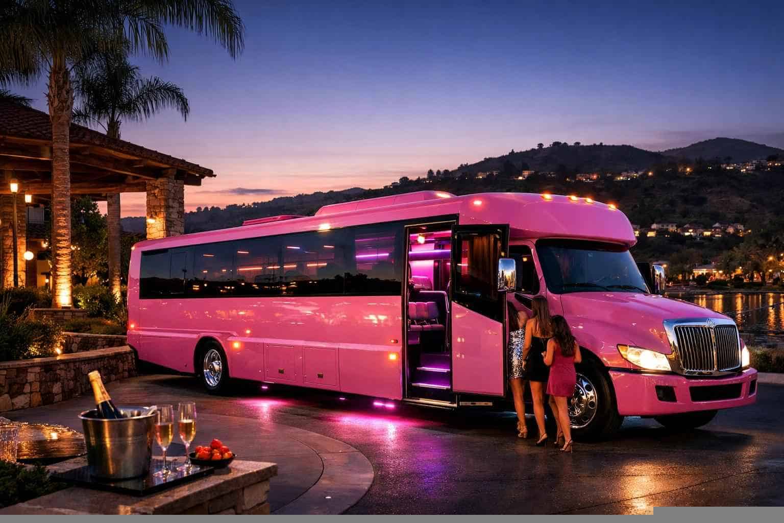 Pink Party Bus Service San Marcos CA