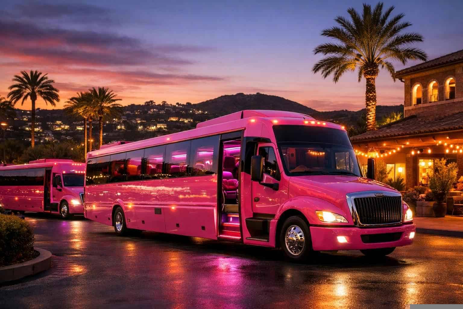 Pink Party Buses in El Cajon California