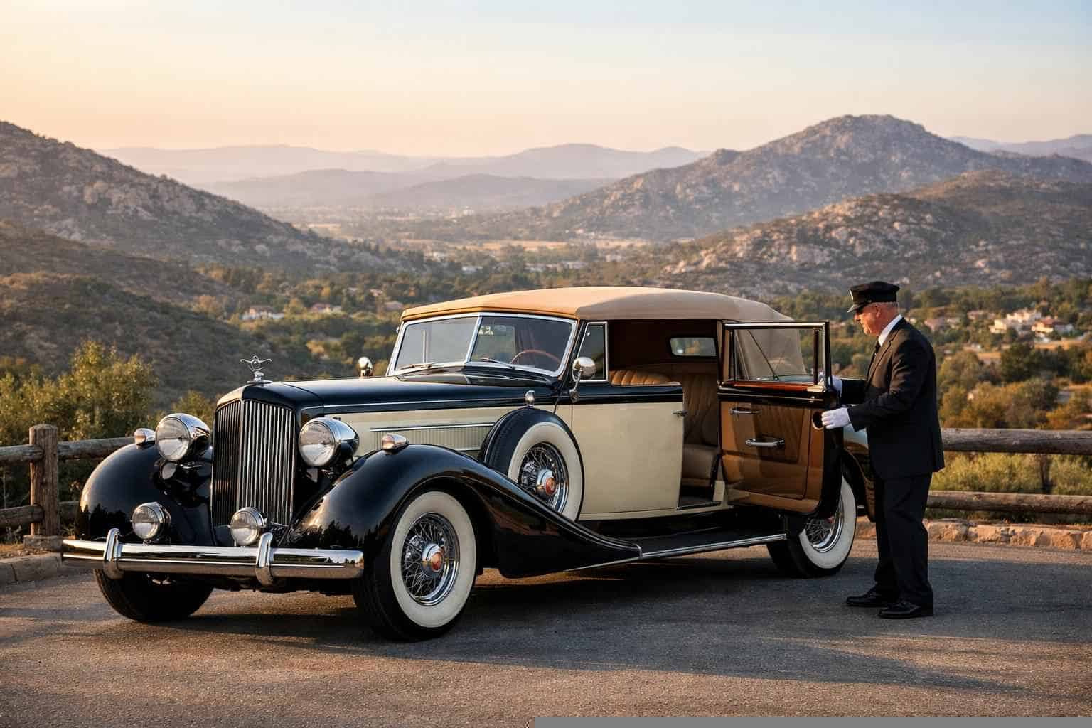 Poway CA Antique Vehicle Rental with Driver
