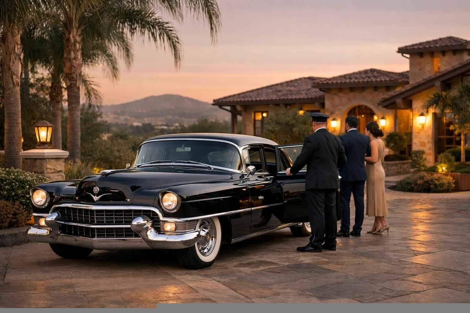Poway CA Classic Car Chauffeur Service