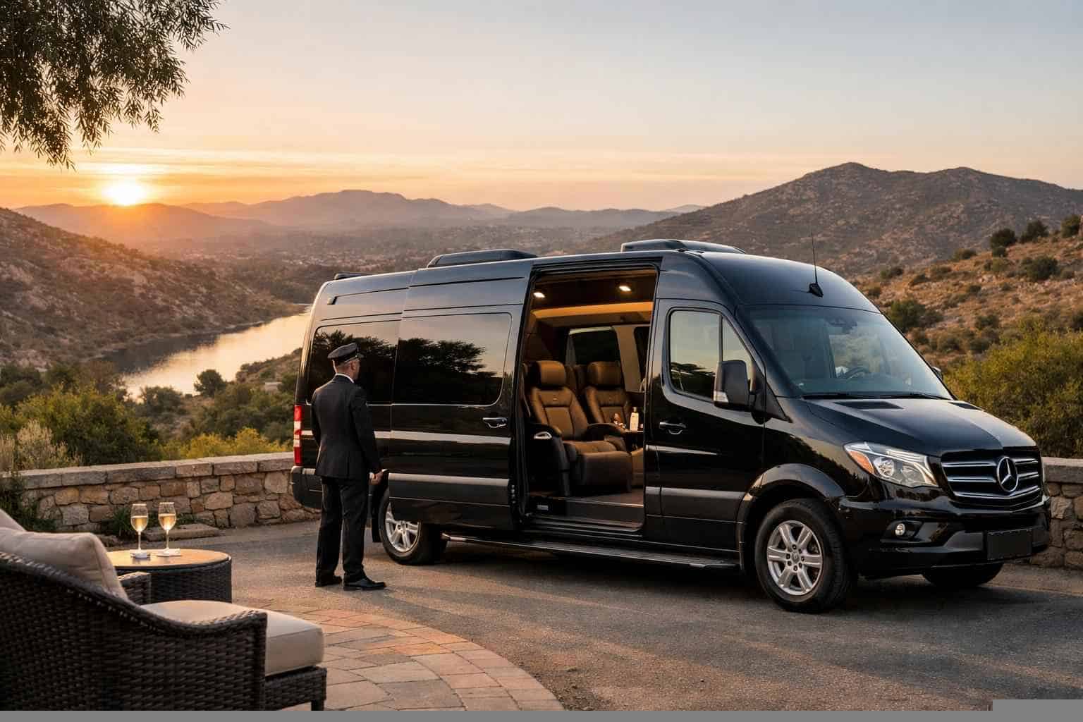 Poway CA Sprinter Van Rental with Driver