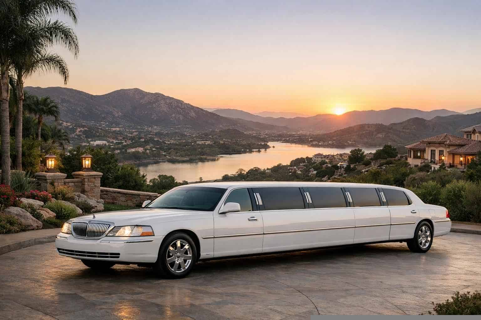 Poway CA White Limo Rental