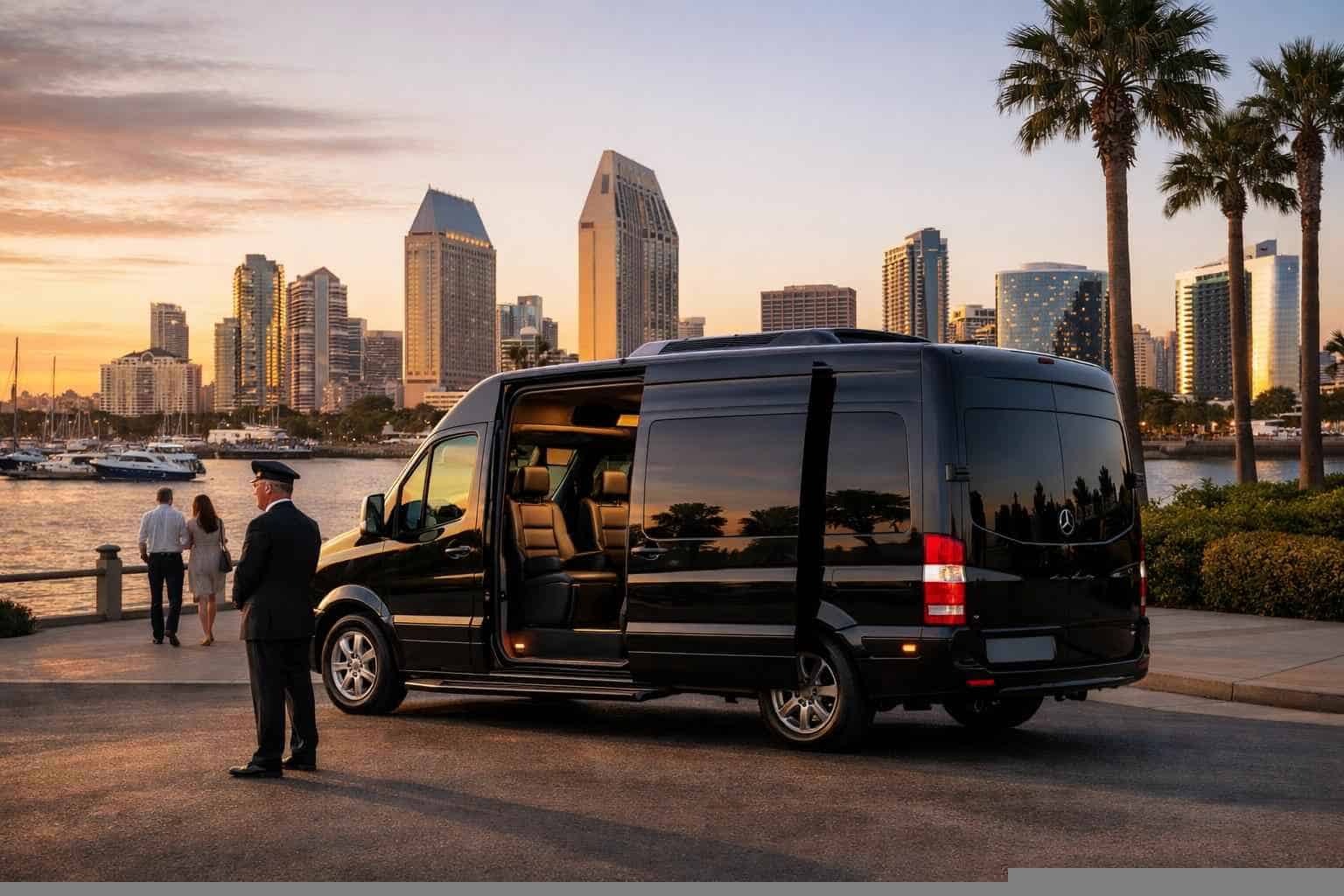 San Diego CA Passenger Van with Driver