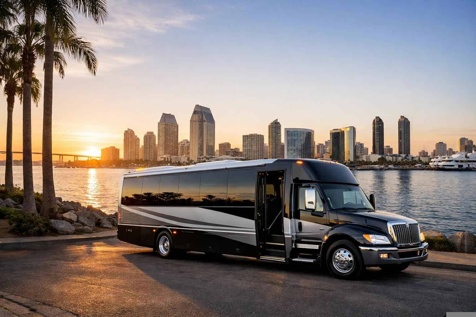 San Diego CA Shuttle Bus Rental