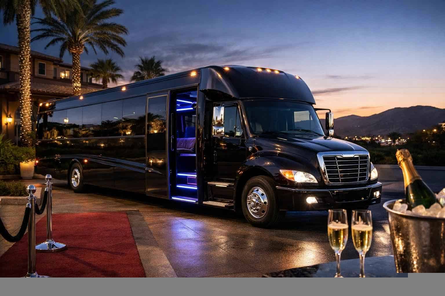 Santee CA Black Party Bus Rental