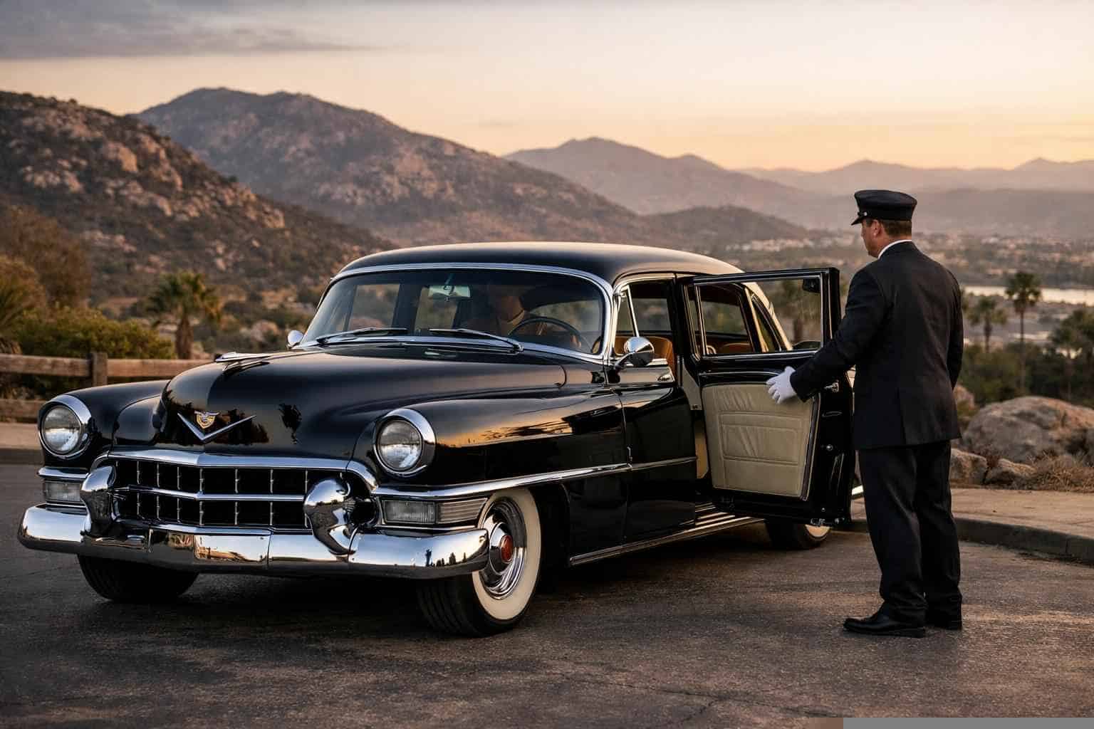 Santee CA Classic Car Chauffeur Service
