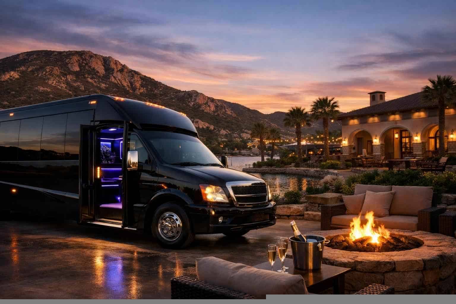 Santee CA Limo Bus Rental
