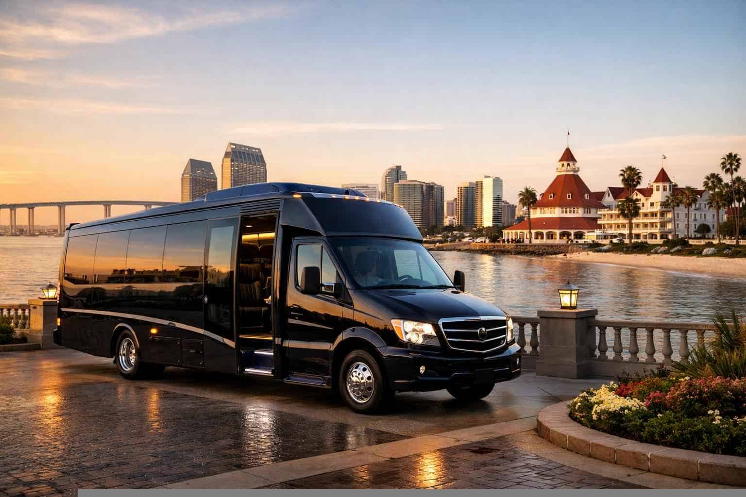 Shuttle Bus Rental Coronado CA