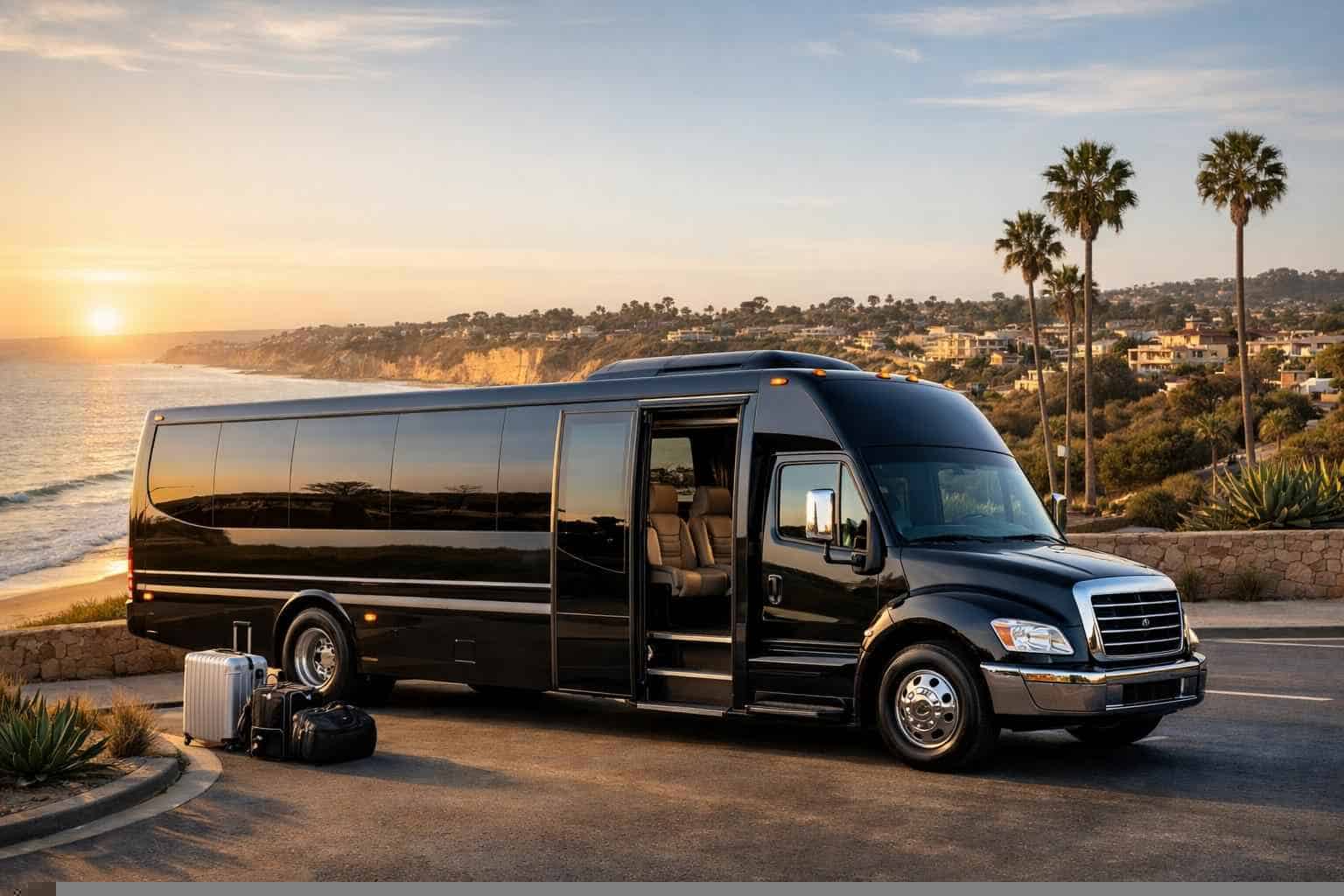Shuttle Bus Rental Del Mar CA