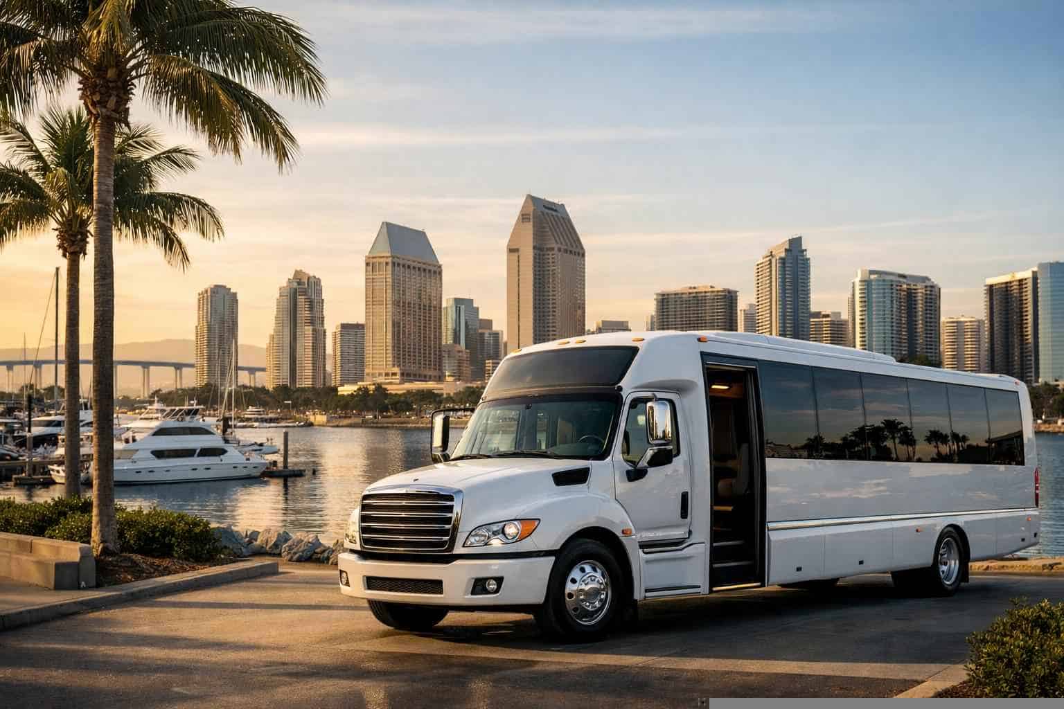 Shuttle Bus Rental Near Me National City CA
