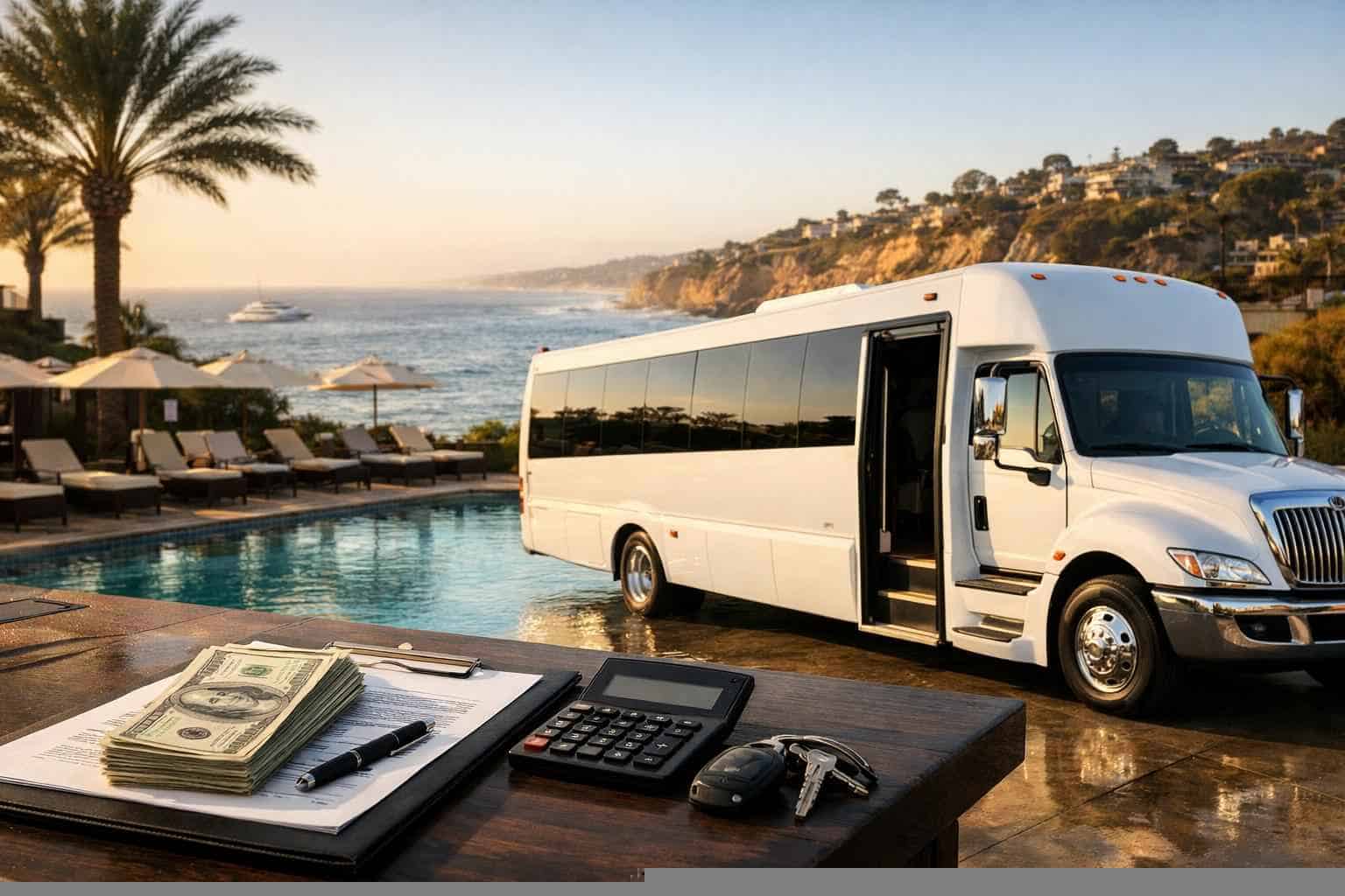 Shuttle Bus Rental Prices in Del Mar CA