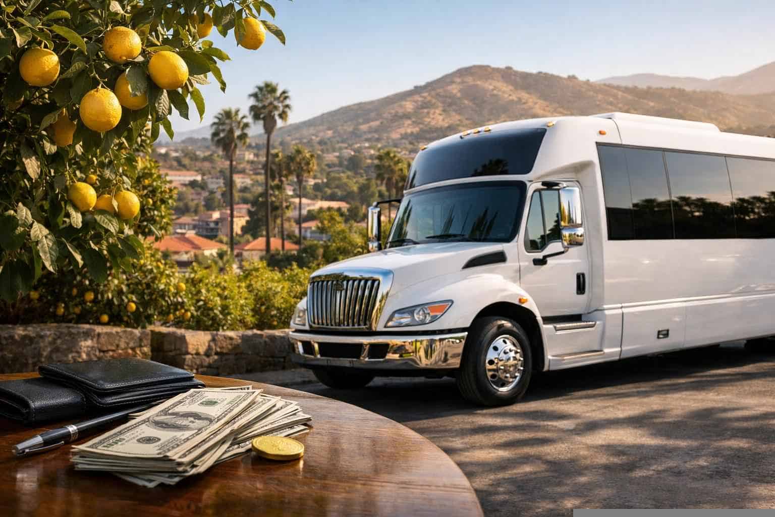 Shuttle Bus Rental Prices in Lemon Grove CA