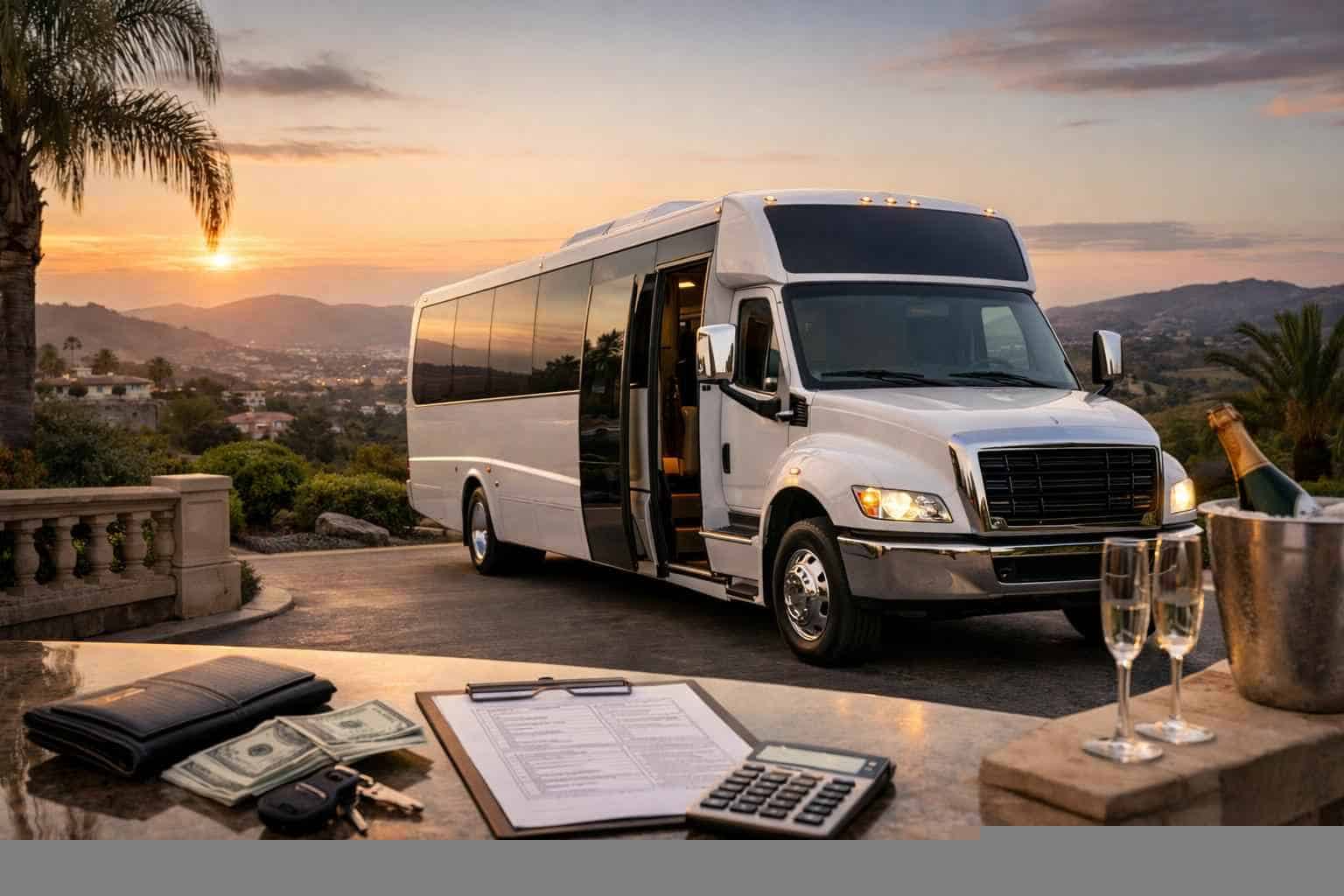 Shuttle Bus Rental Prices in Vista CA