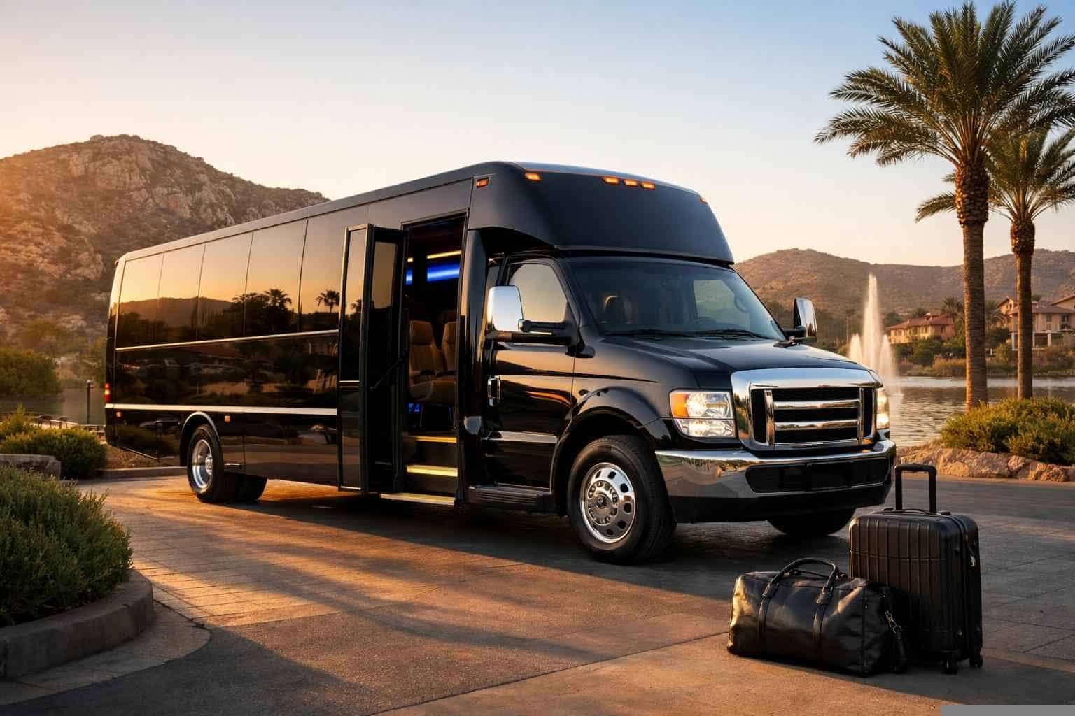 Shuttle Bus Rental Santee CA