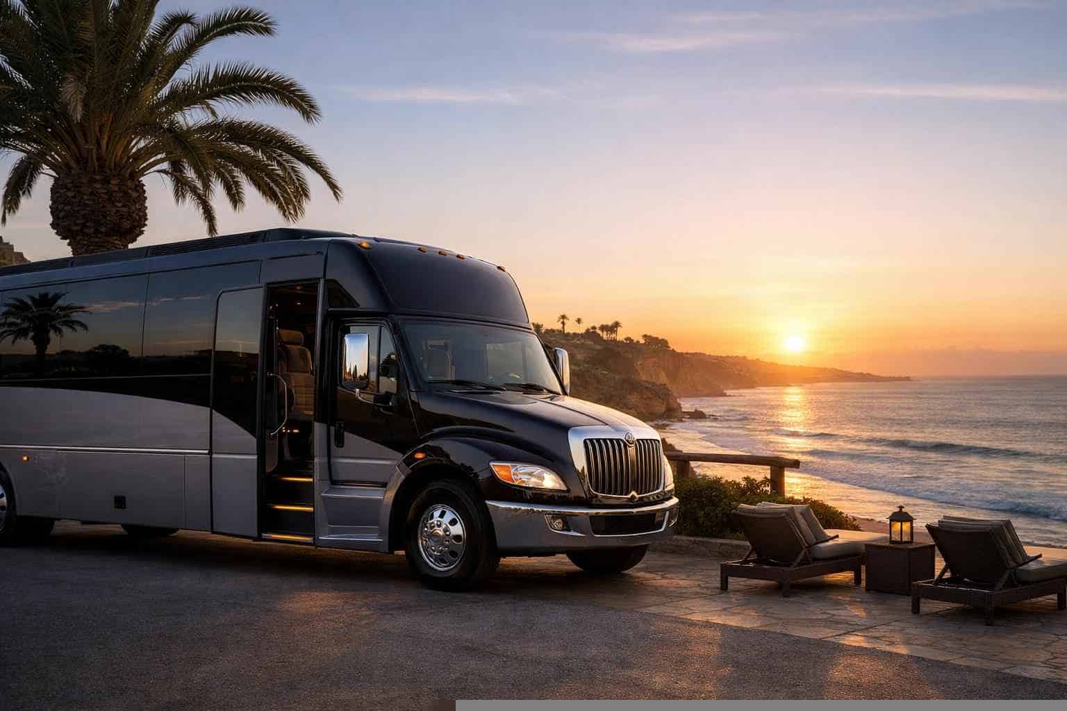 Shuttle Bus Rental Solana Beach CA