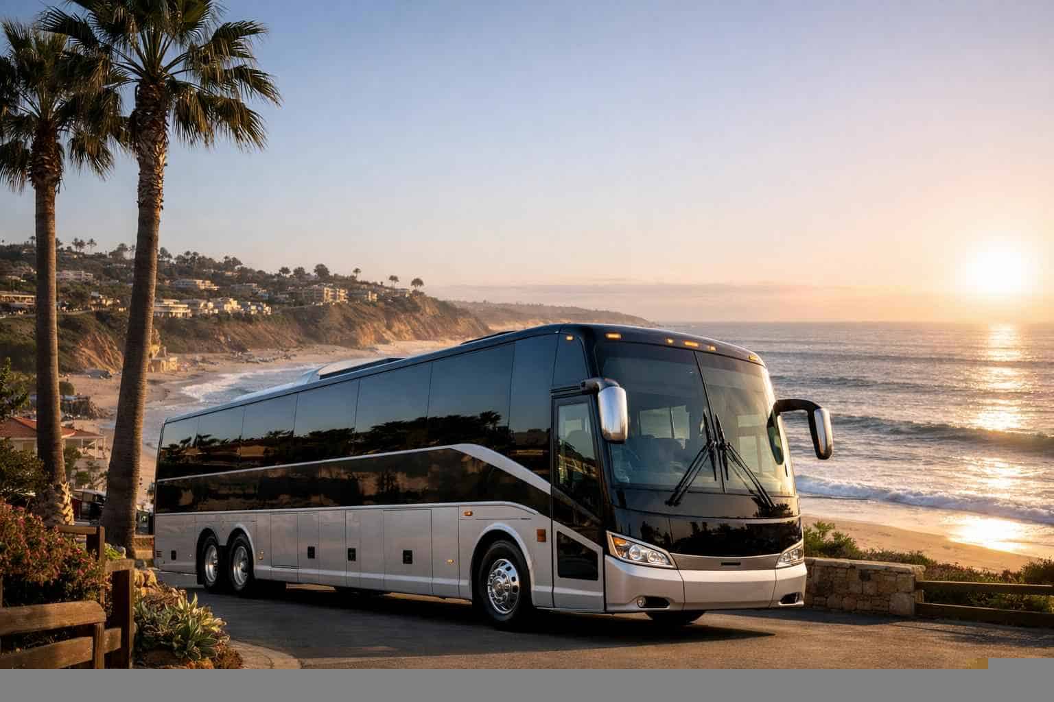 Solana Beach CA Charter Bus Rental