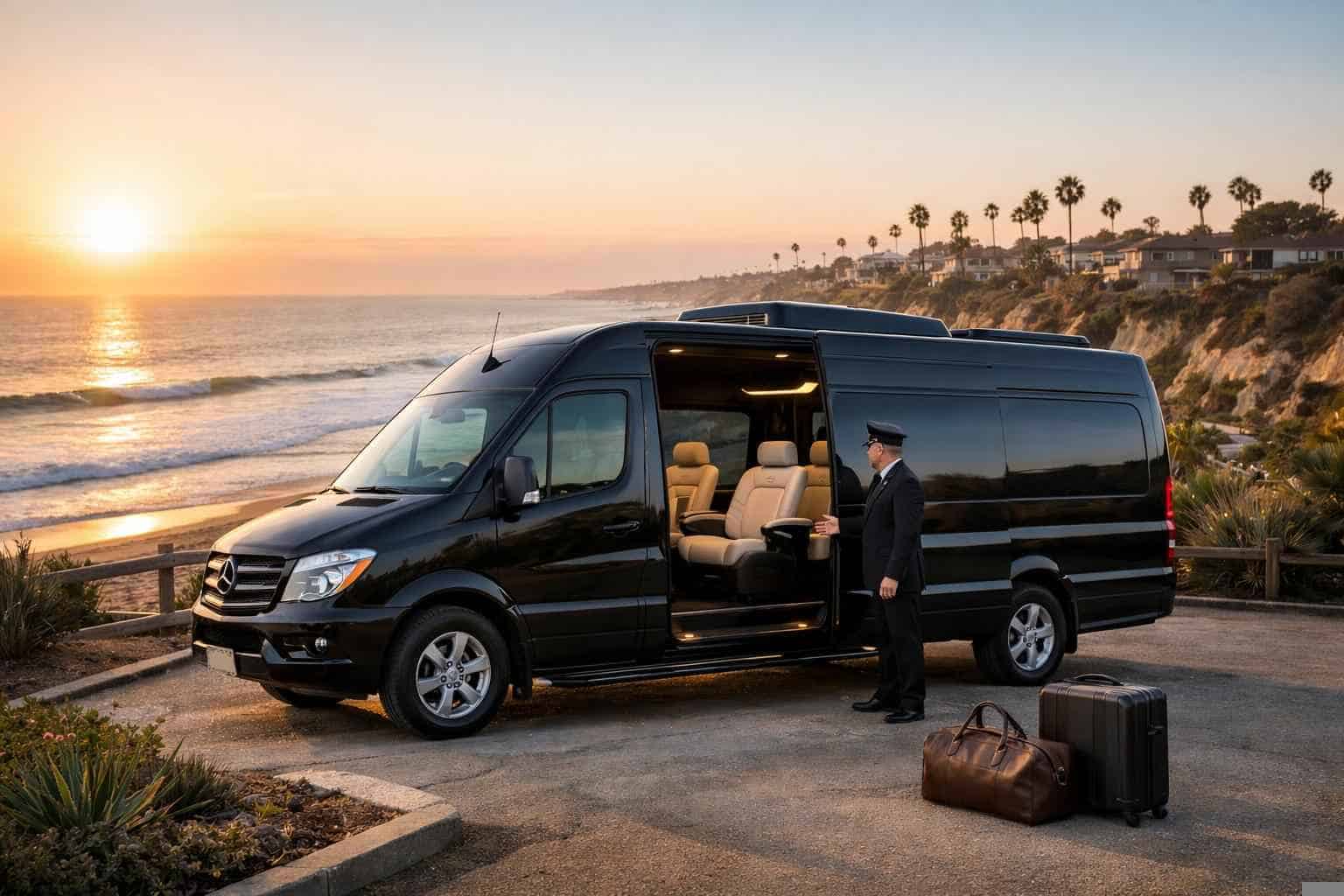 Solana Beach CA Passenger Van with Driver