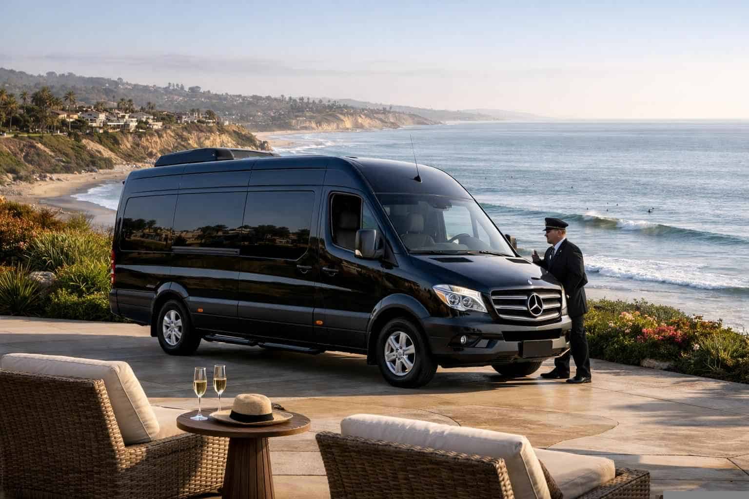 Sprinter Van Rental with Driver Del Mar CA