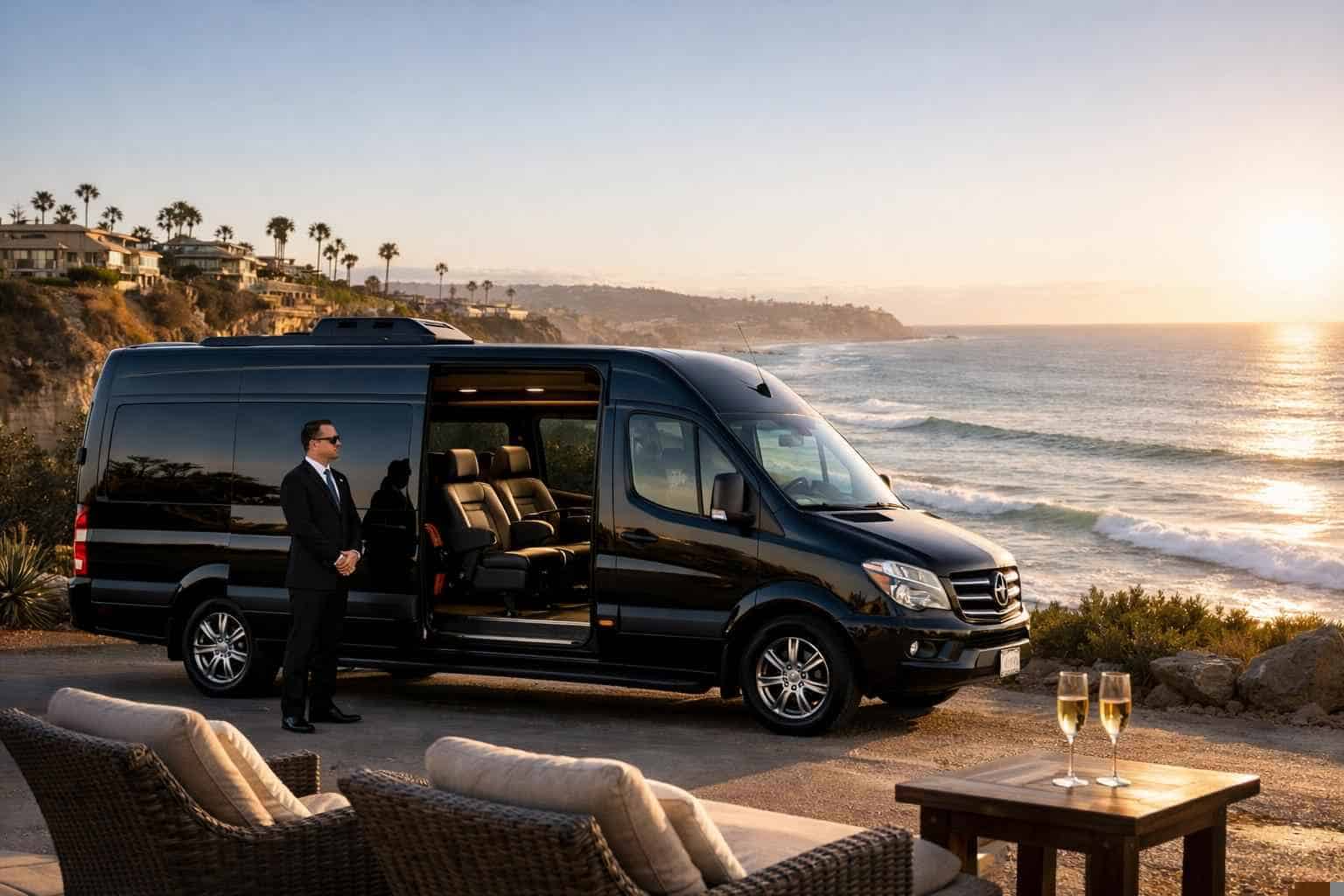 Sprinter Van Rental with Driver Near Me Solana Beach CA