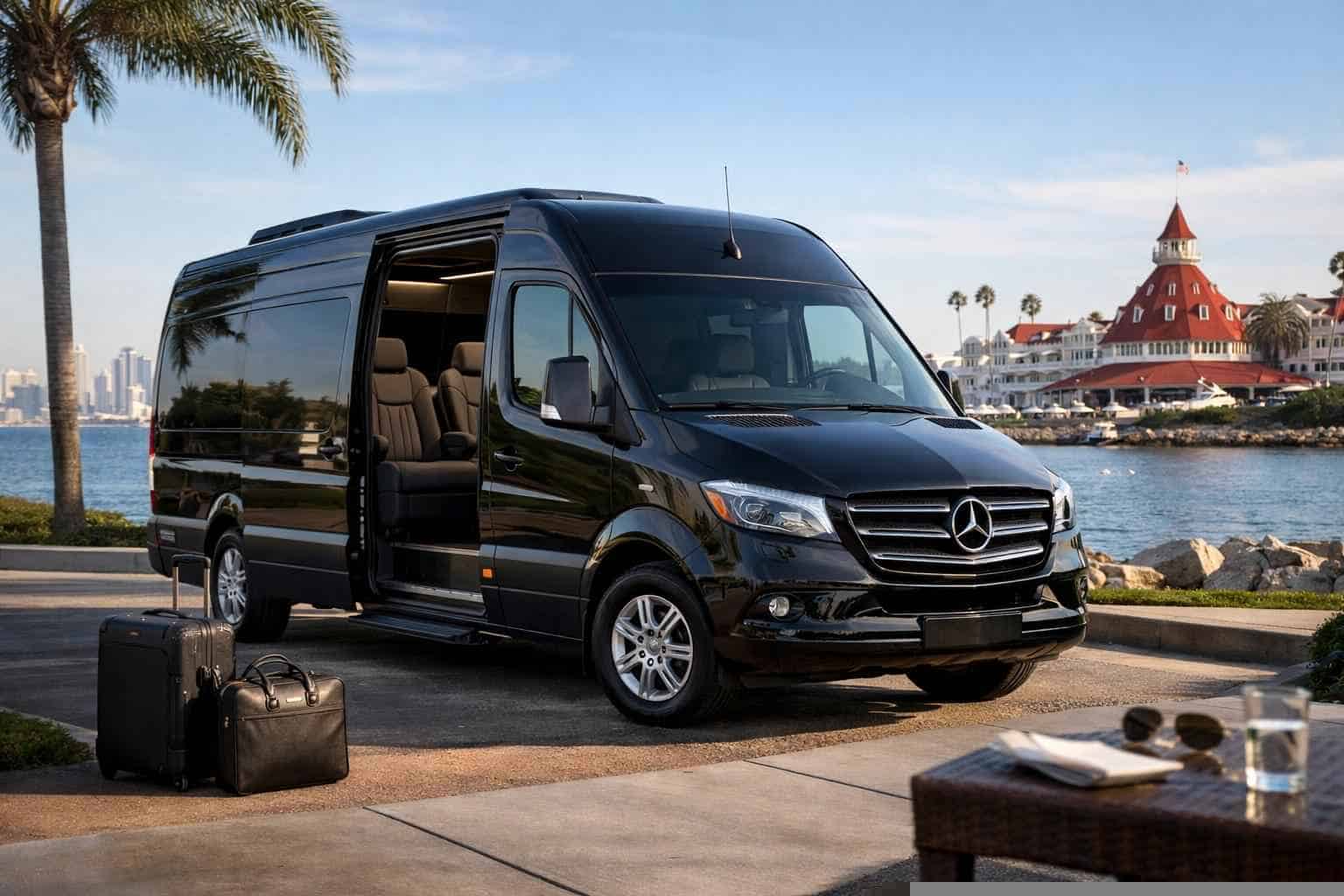 Sprinter Van Rental with Driver Prices in Coronado CA