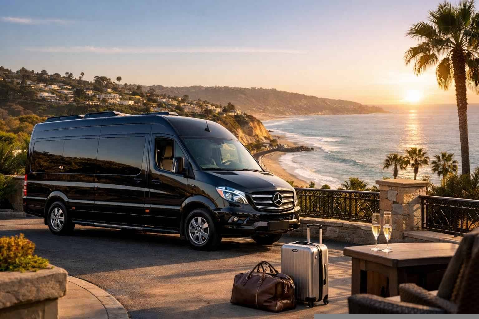 Sprinter Van Rental with Driver Prices in Del Mar CA