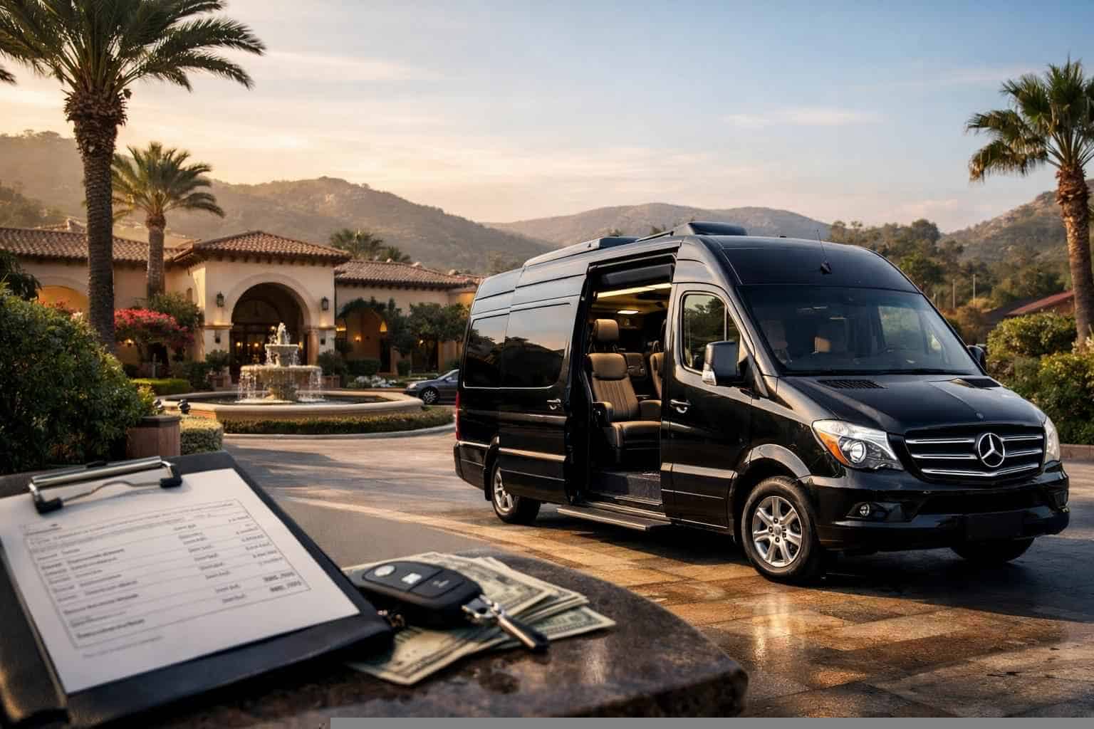 Sprinter Van Rental with Driver Prices in Escondido CA