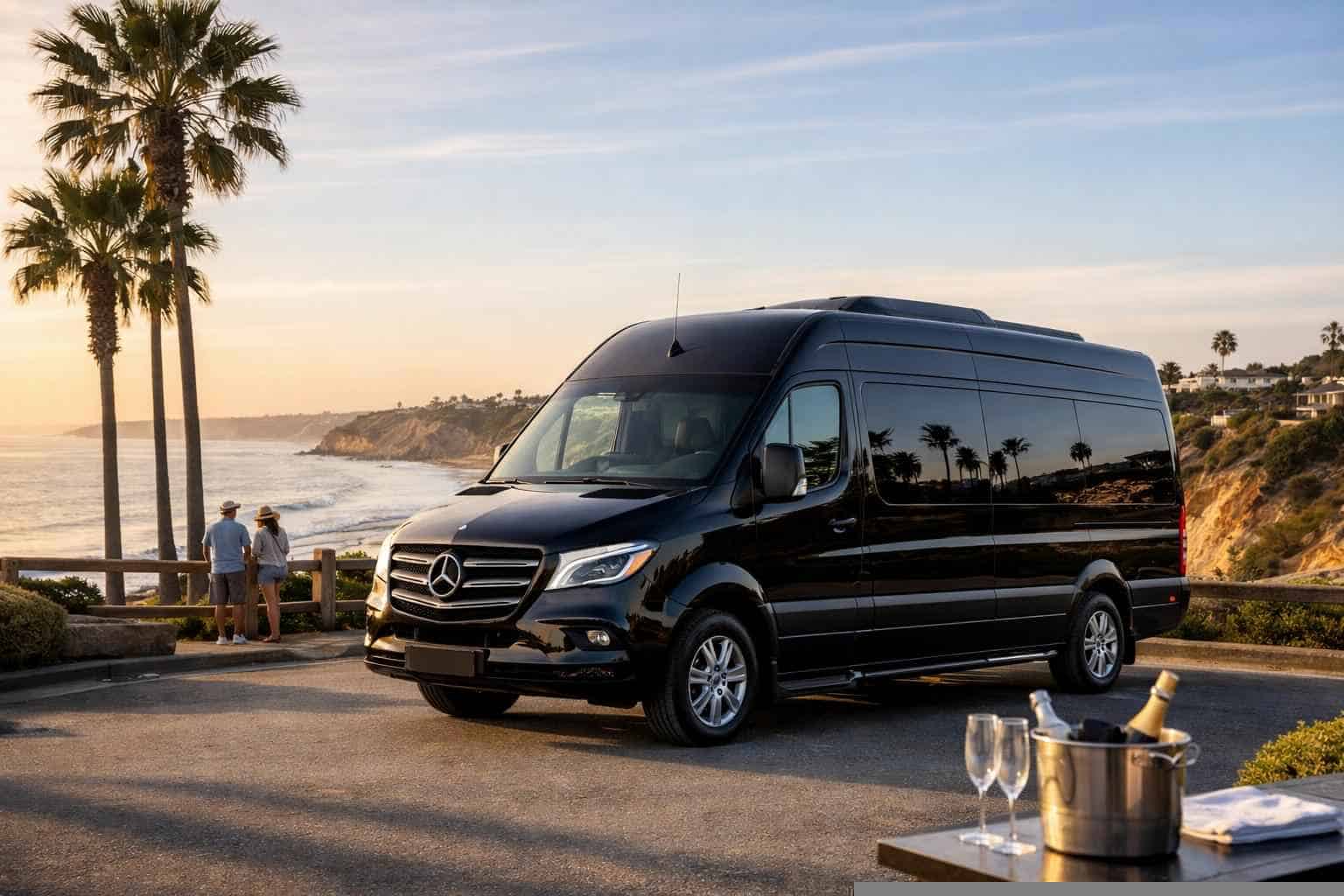 Sprinter Van Rental with Driver Prices in Solana Beach CA
