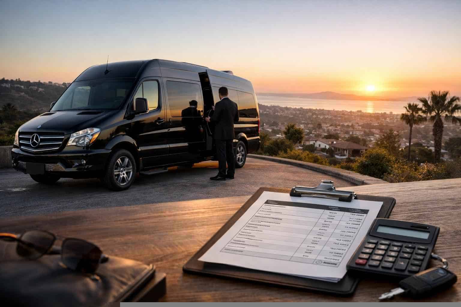 Sprinter Van Rental with Driver Prices in Vista CA