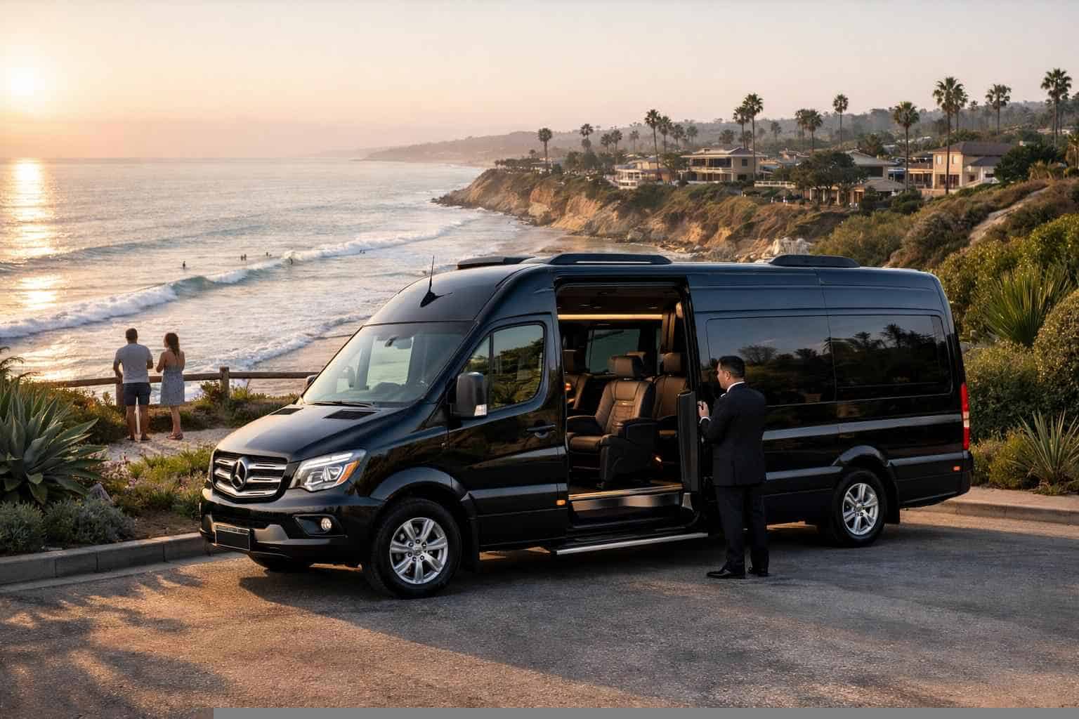 Sprinter Van Rental with Driver Services in Del Mar
