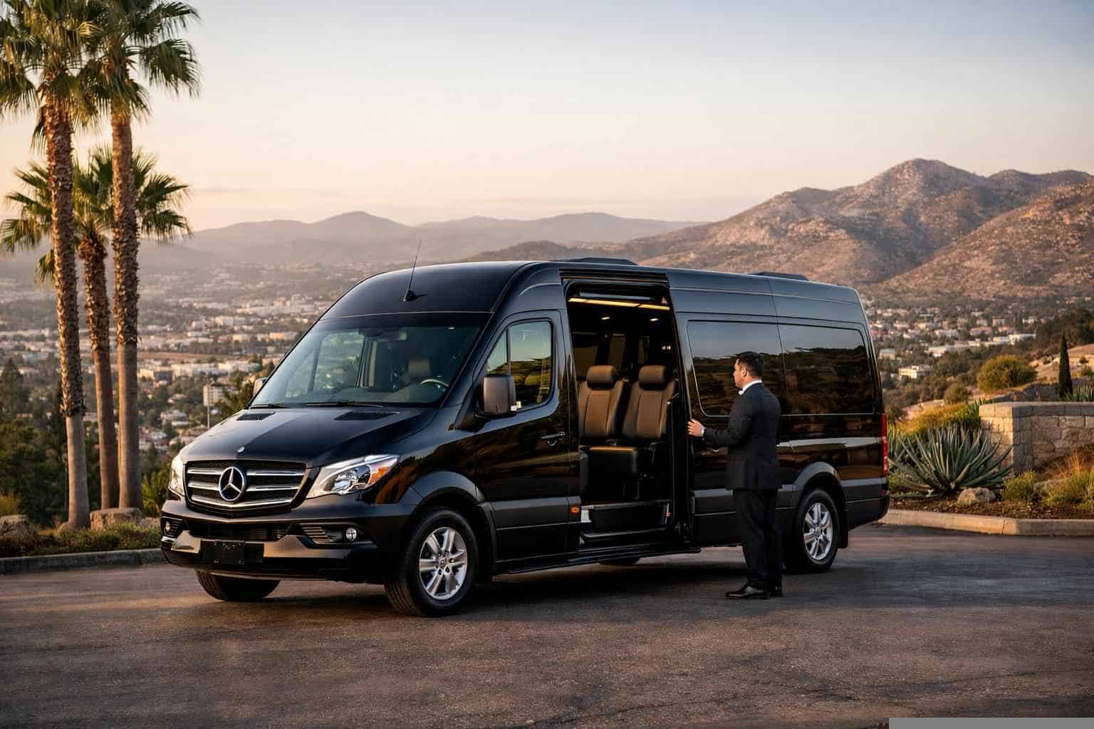 Sprinter Van Rental with Driver Services in El Cajon