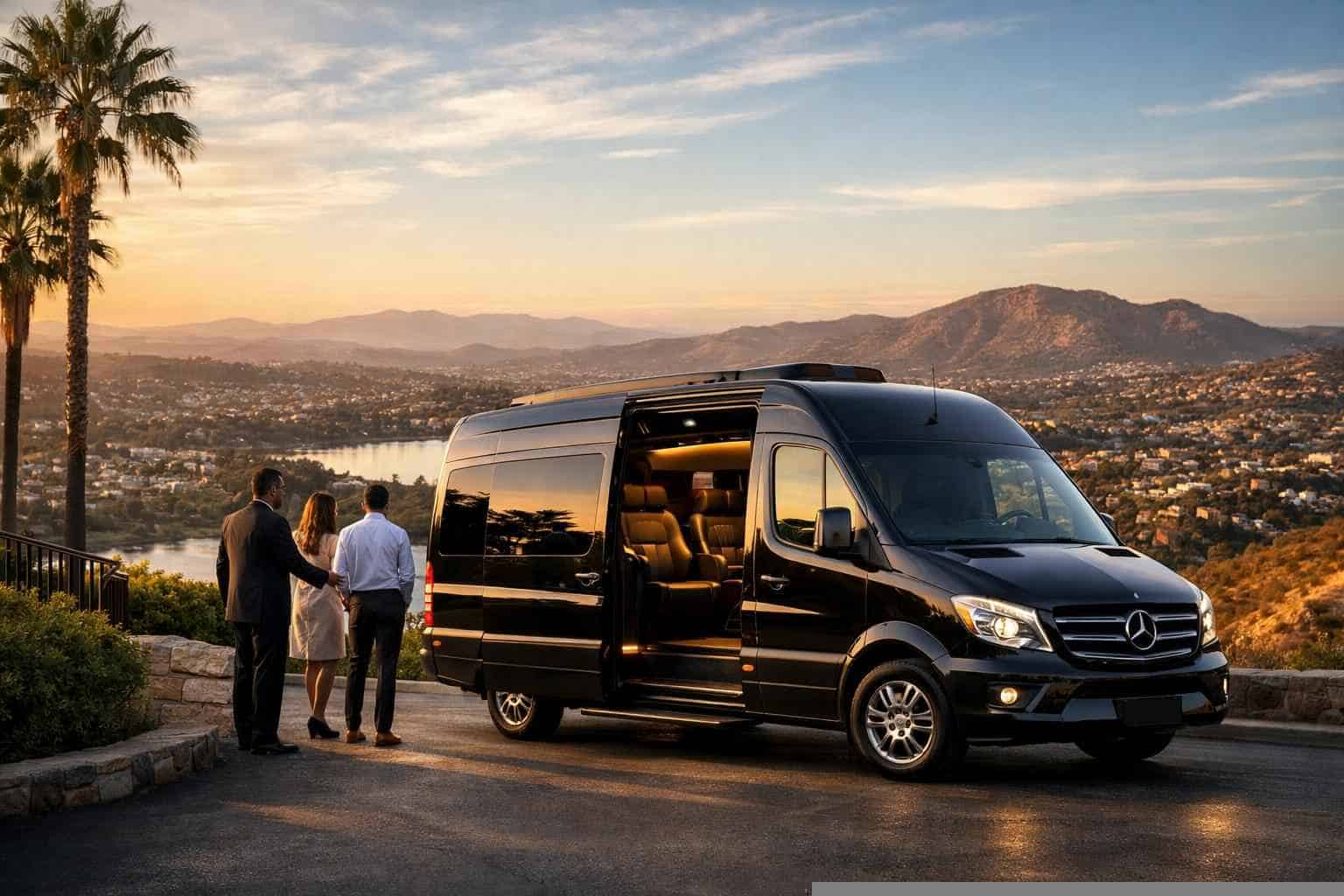 Sprinter Van Rental with Driver Services in La Mesa