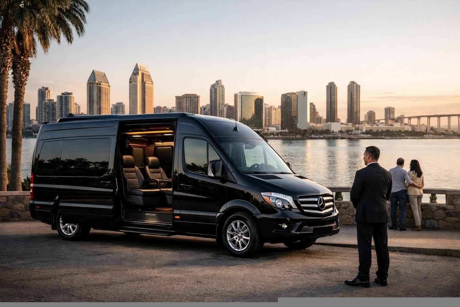 Sprinter Van Rental with Driver Services in National City