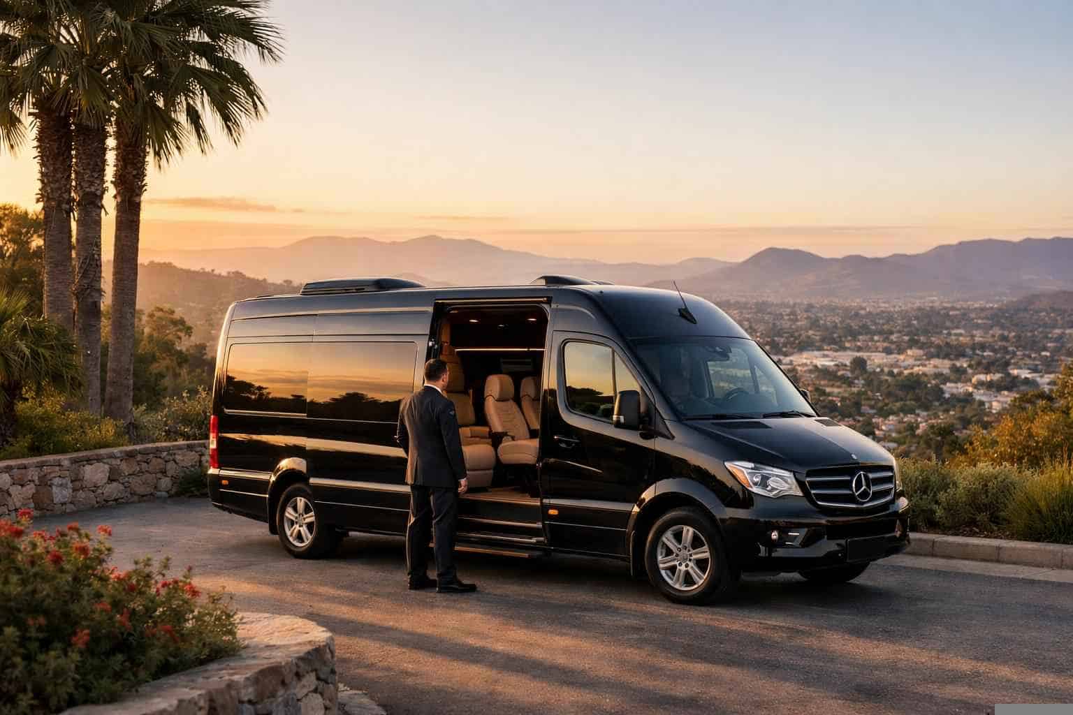 Sprinter Van Rental with Driver Services in Vista