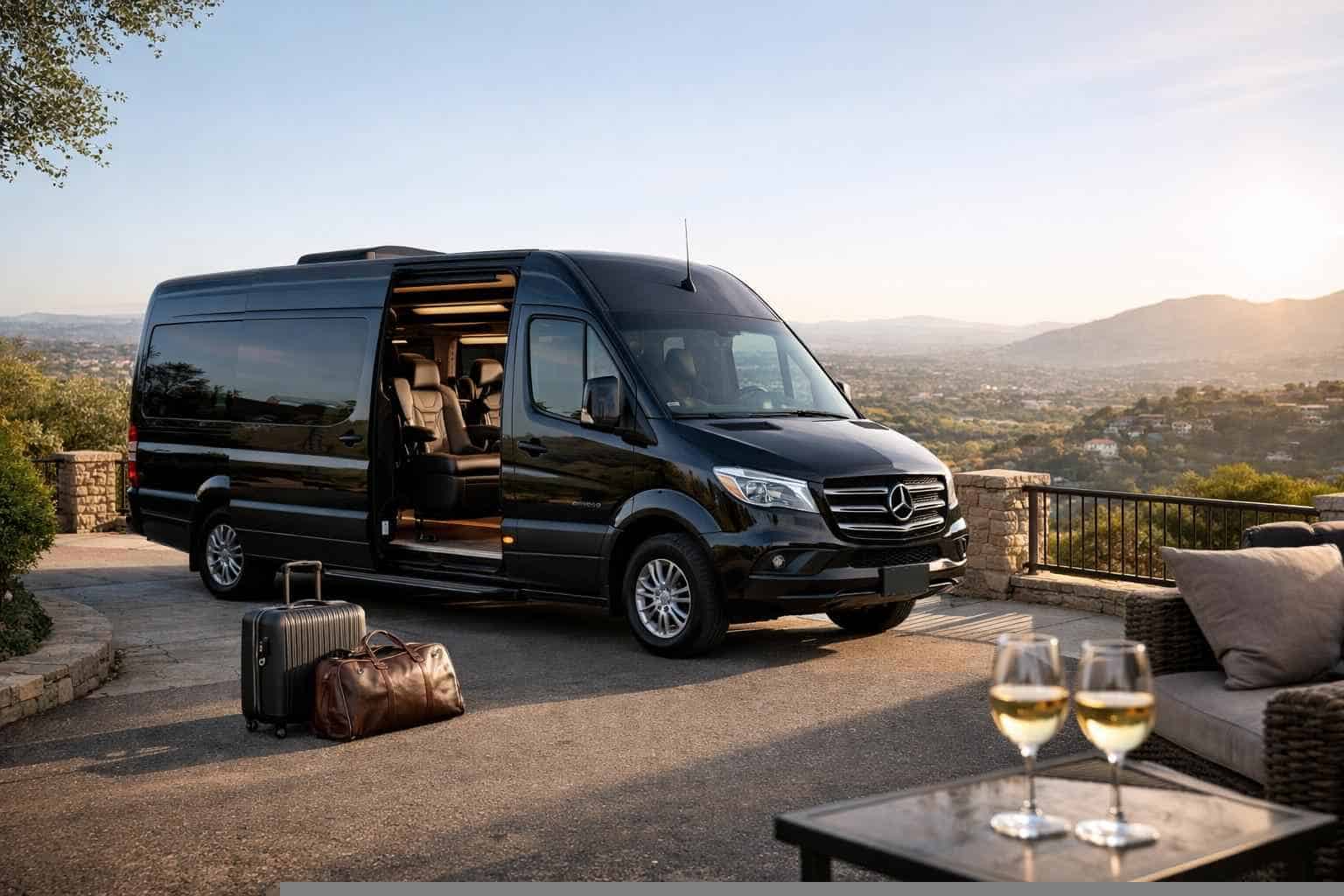 Sprinter Van Rental with Driver Vista CA