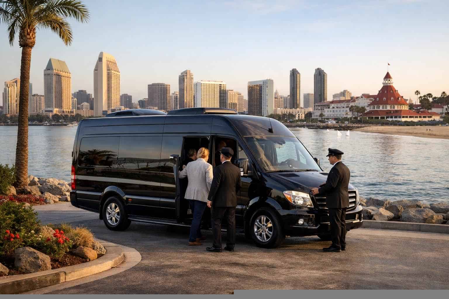Sprinter Van Service with Driver Coronado CA