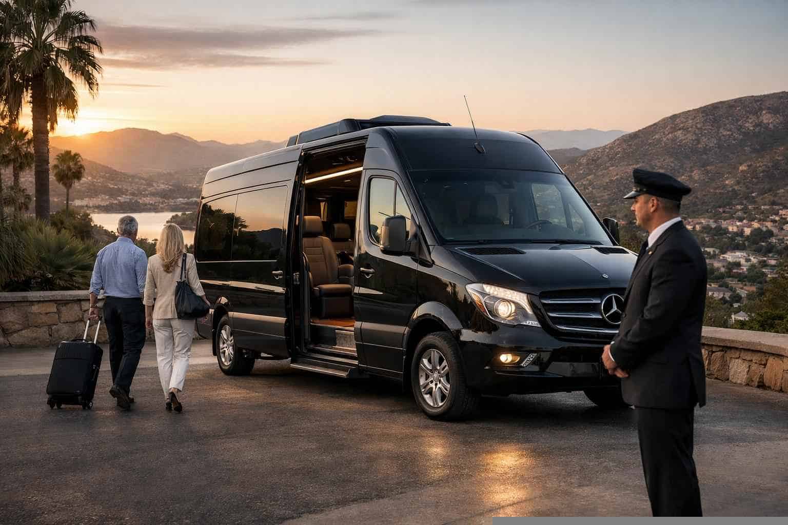 Sprinter Van Service with Driver Santee CA