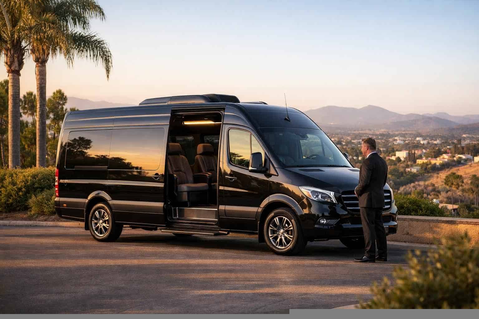 Sprinter Van Service with Driver Vista CA