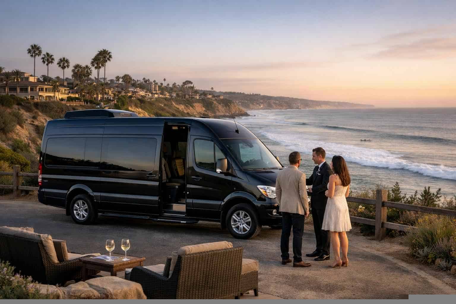 Sprinter Vans with Driver in Del Mar California