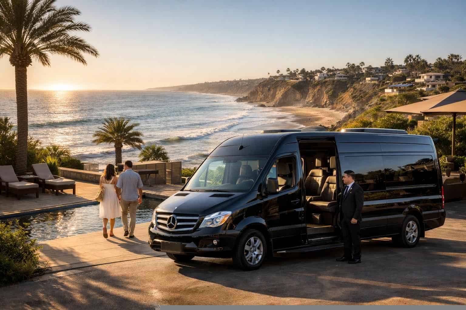 Sprinter Vans with Driver in Solana Beach California