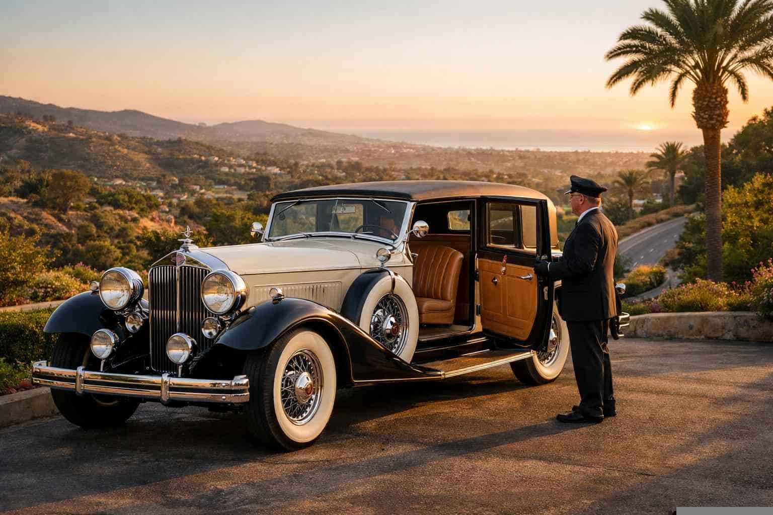 Vista CA Antique Vehicle Rental with Driver