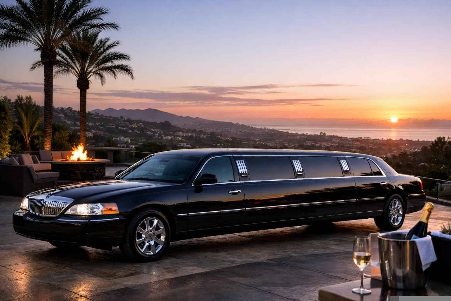 Vista CA Black Limo Rental