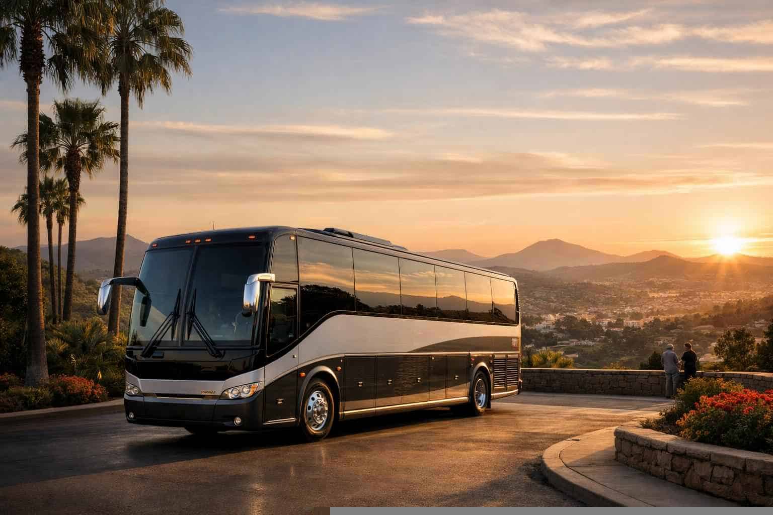 Vista CA Charter Bus Rental