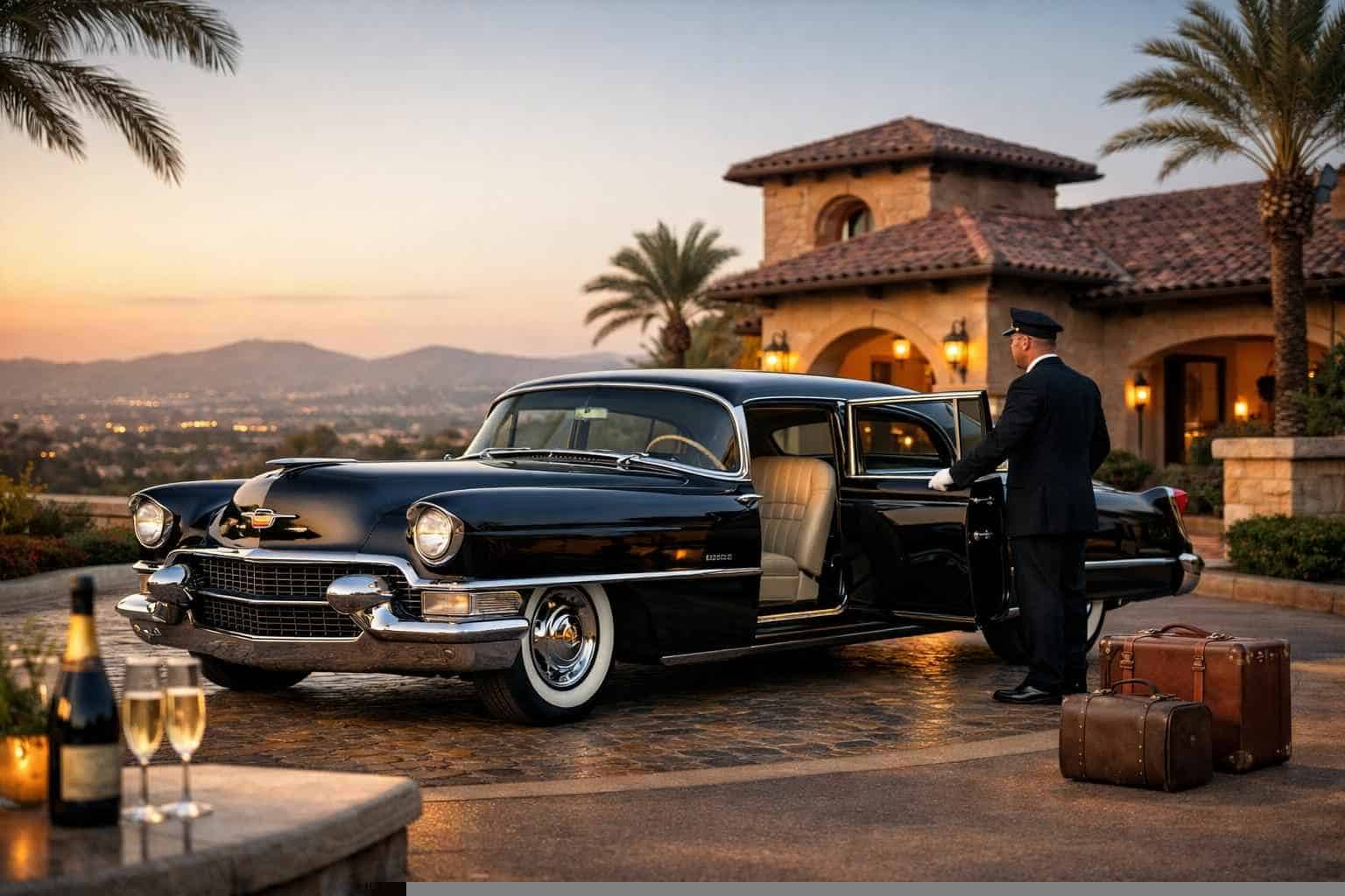 Vista CA Classic Car Chauffeur Service