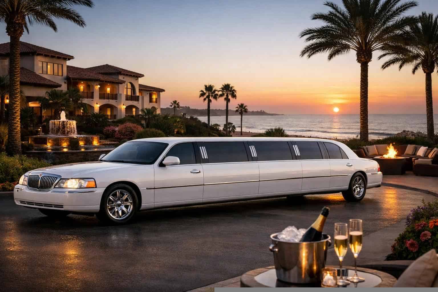 White Limo Rental Carlsbad CA