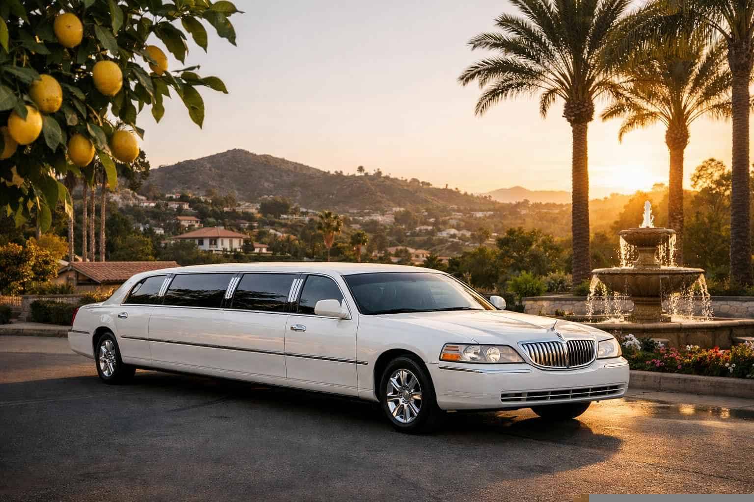 White Limo Rental Lemon Grove CA