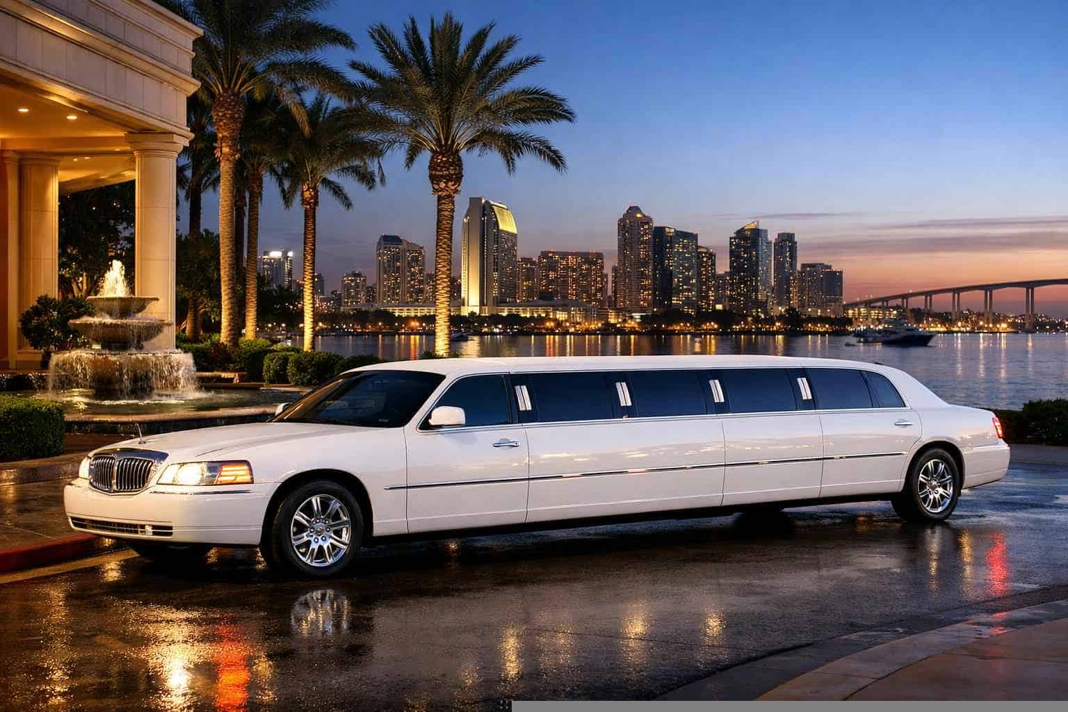 White Limo Rental National City CA