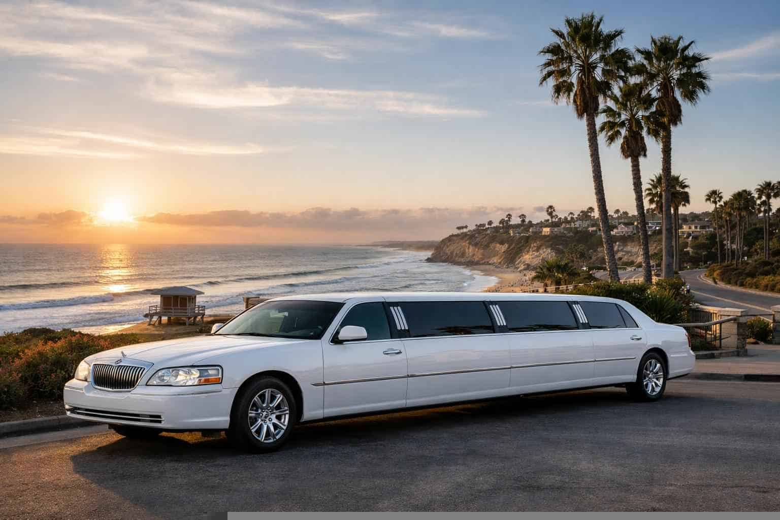 White Limo Rental Near Me Encinitas CA